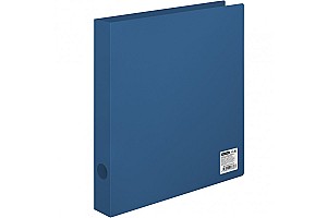 Mapa din plastic cu 2 inele OfficeSpace 20339, A4 albastru