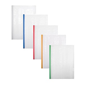 Mapa plastic cu bagheta 5004 DL, A4, asortat