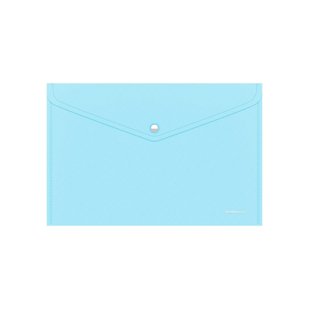 Папка-конверт на кнопке ErichKrause 50322 Diagonal Pastel A4 непрозрачная, ассорти