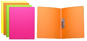 Mapa cu clema laterala ErichKrause 42989 Neon A4, asortat