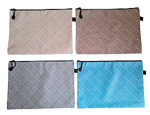 Папка на молнии 9940 / ST04177, А4 ассорти