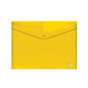 Mapa-plic cu buton Forofis 91218, A4, 0.16 mm, galben