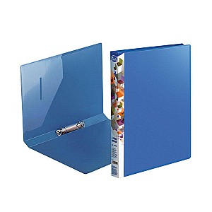 Mapa din plastic cu 2 inele Forofis 91111, A4, albastru