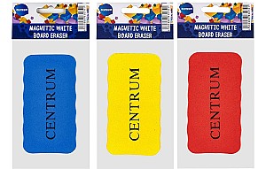 Burete pentru tabla whiteboard Centrum 83074, 12x6x2cm, cu magnet, asortat