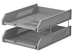 Suport orizontal 2 sectii Erich Krause 4613 gri