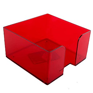 Box pentru hartie Stamm 9x9x5 cm PL51 rosu