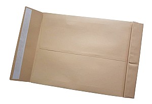 Punga Kuvert C4, 229x324, siliconic skl, craft, cu burduf 40 mm, 120 gr, 32400B