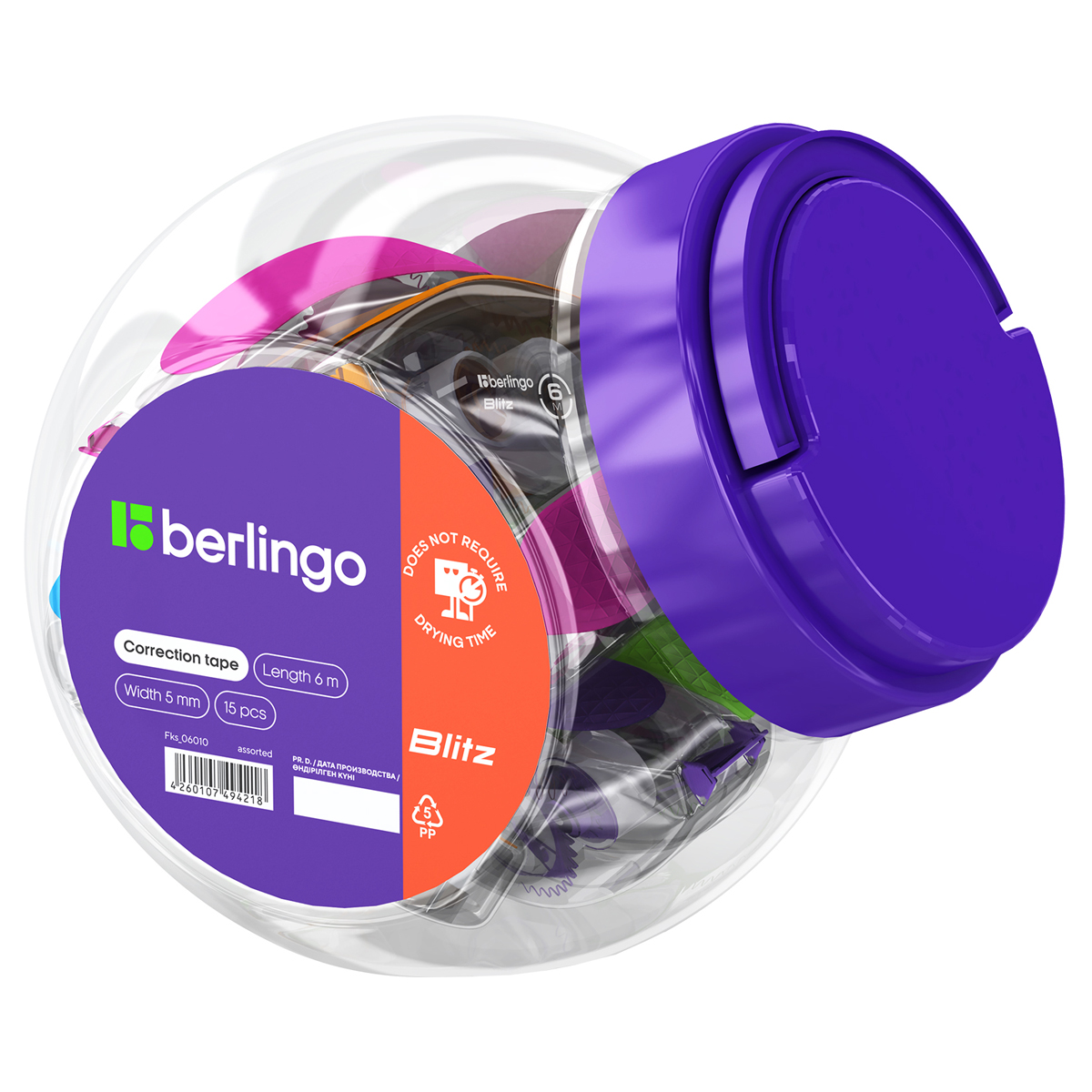 Banda corectoare Berlingo FKS06010, 5mmx6m Blitz