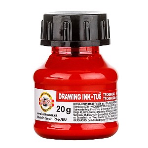 Tus desen pentru artisti Koh-I-Noor 20 gr 141724 rosu