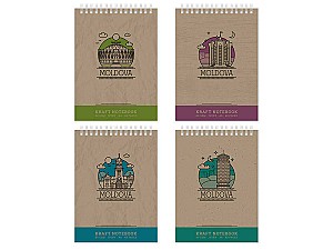 Blocnotes 48 foi A6, pe spirala Craft 002-K