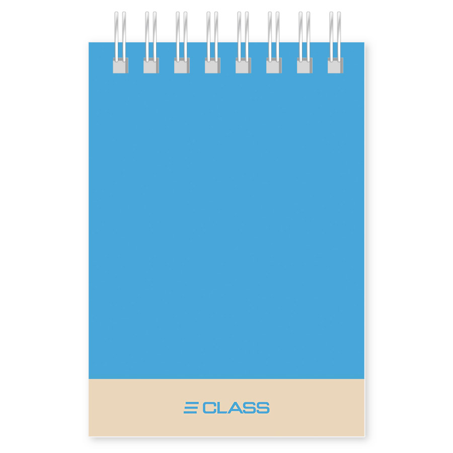 Блокнот  А7  48 л. спир.  CLASS