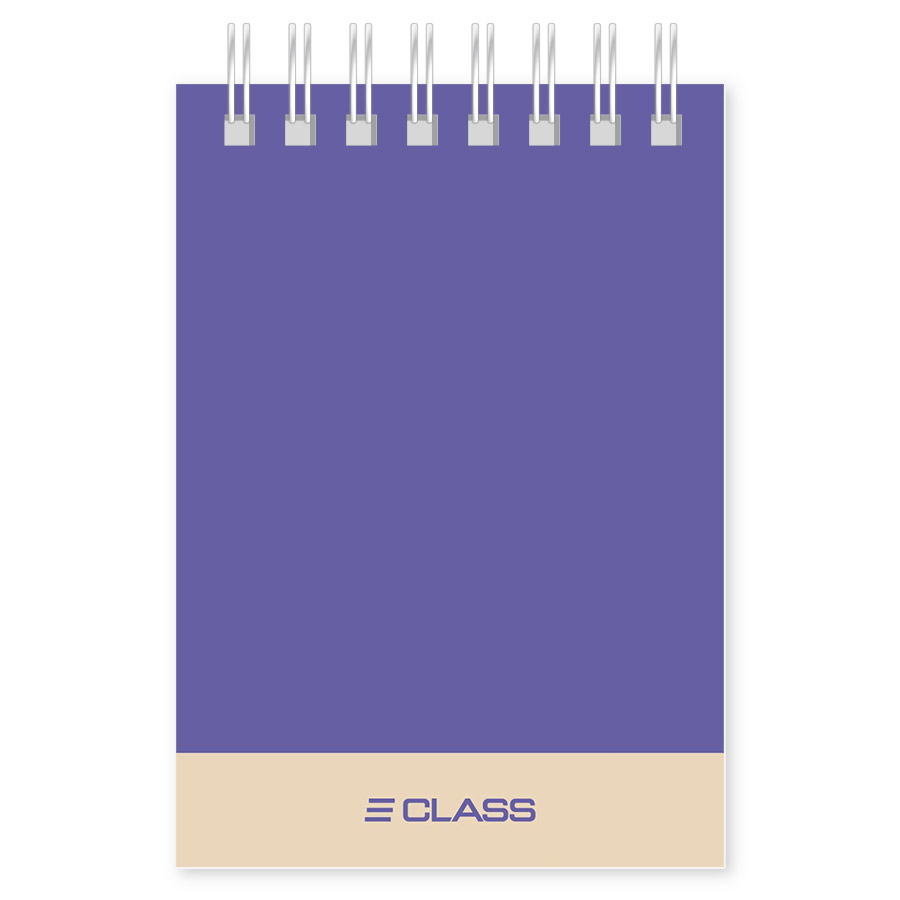 Блокнот  А7  48 л. спир.  CLASS