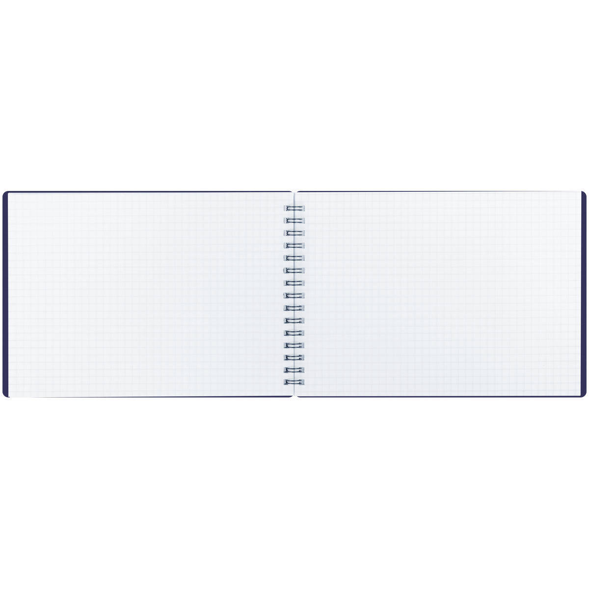 Блокнот А5 60 листов 62086 на спирали, пластиковая обложка, синий