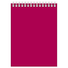 Carnet  A5  60 foi cu spirala, bordo, 8590
