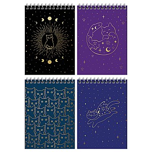 Blocnotes A6 60 foi 52345 pe spirala, laminare mat