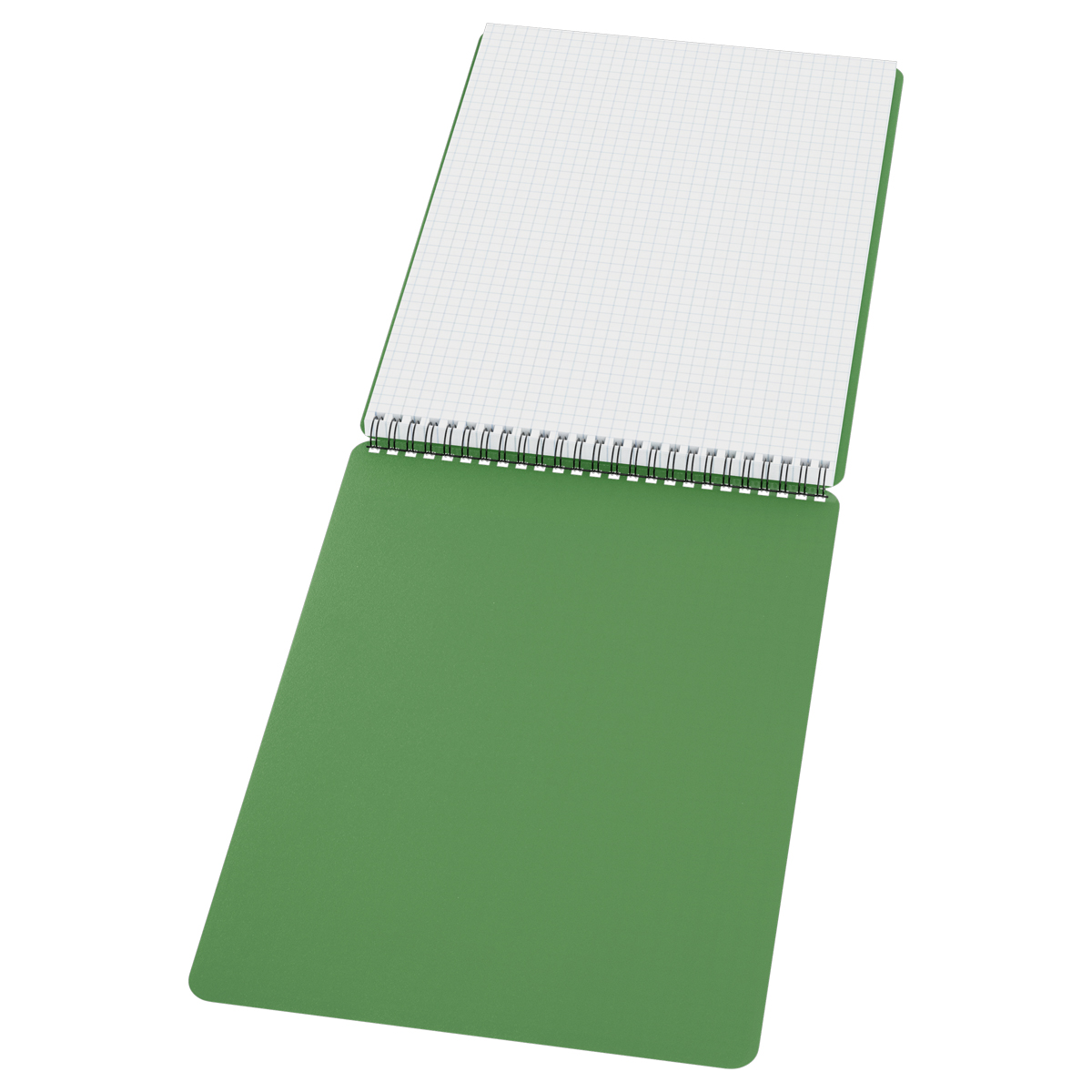 Carnet  A4  80 foi 06275 pe spirala, coperta plastic, verde