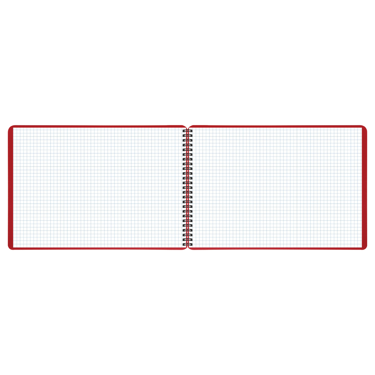 Carnet  A4  80 foi 06274 pe spirala, coperta plastic, rosu