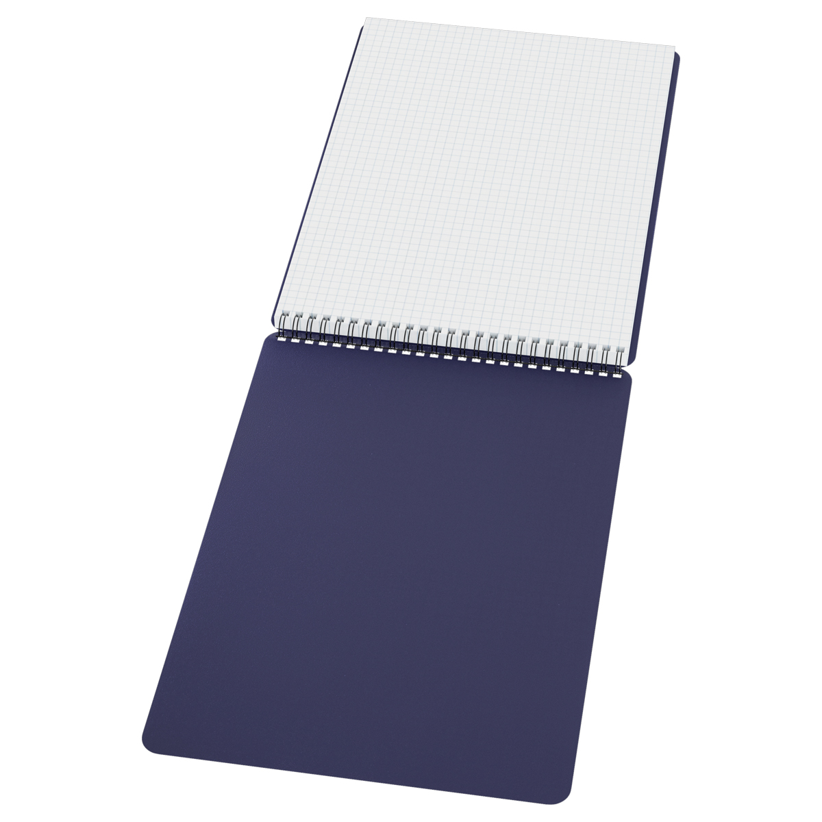 Carnet  A4  80 foi 06273 pe spirala, coperta plastic, albastru