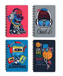 Carnet  A5  80 foi cu spirala laterala, cop. tare ST05021