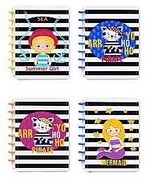 Carnet  A5  80 foi cu spirala laterala, cop. tare ST05038