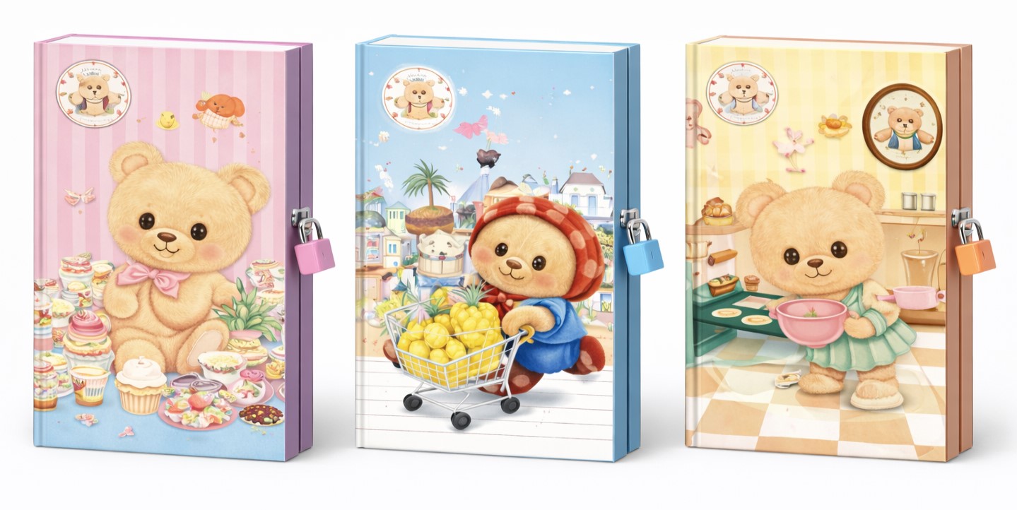 Carnet pentru copii A6 cu lacat ST05077