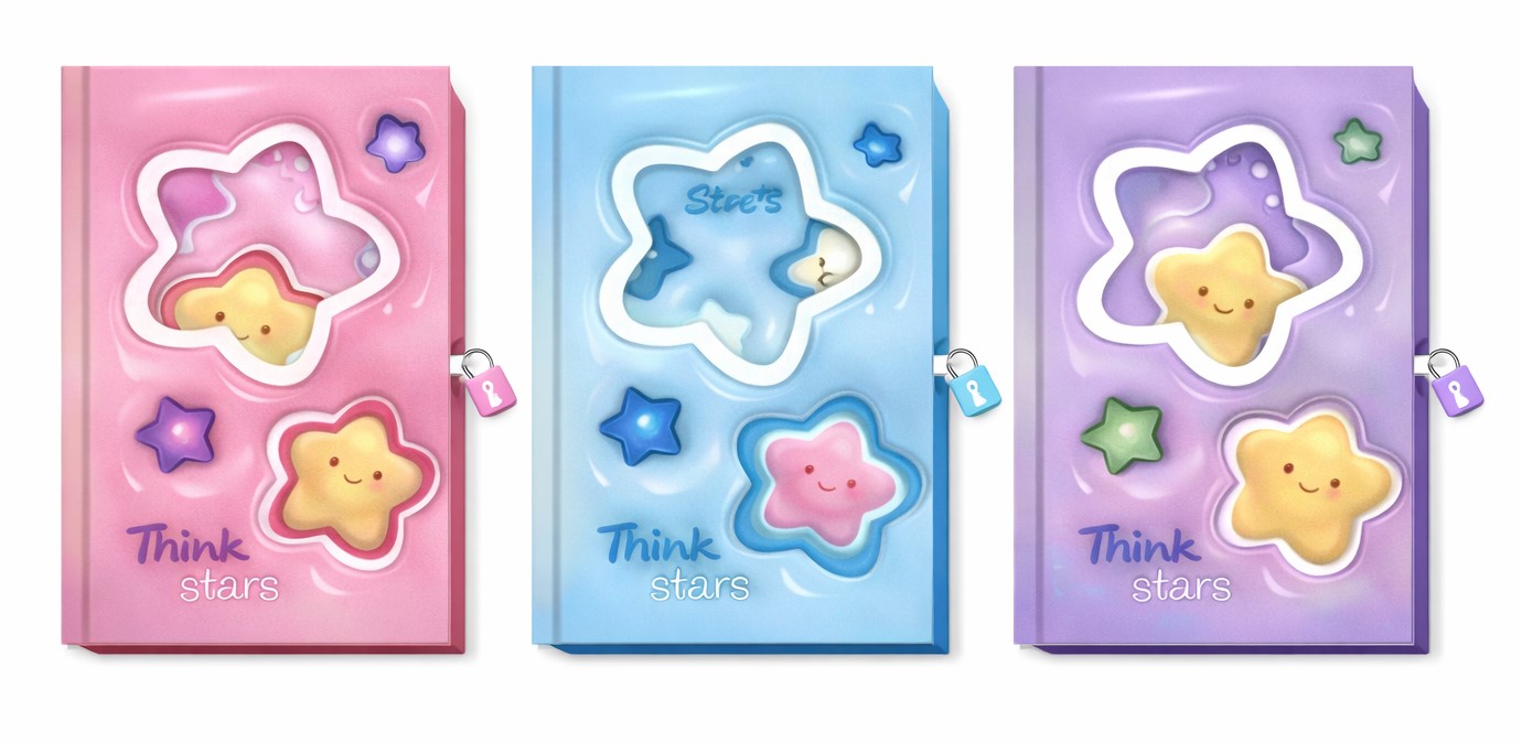 Carnet pentru copii A6 cu lacat ST05080