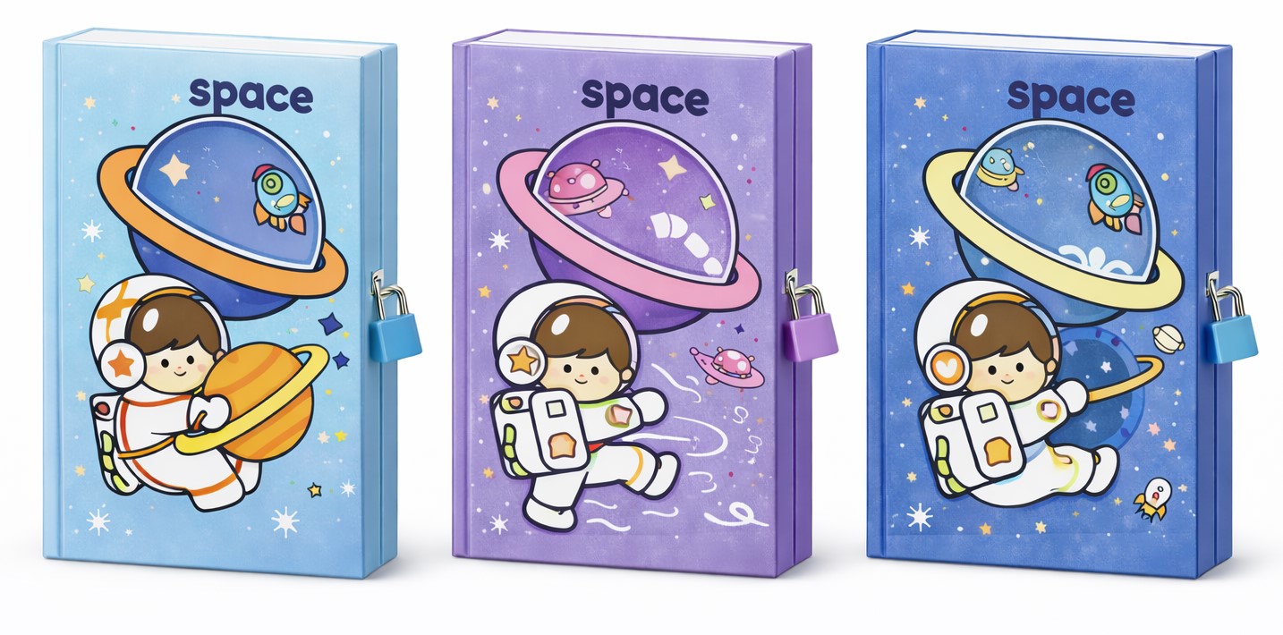 Carnet pentru copii A6 cu lacat ST05091