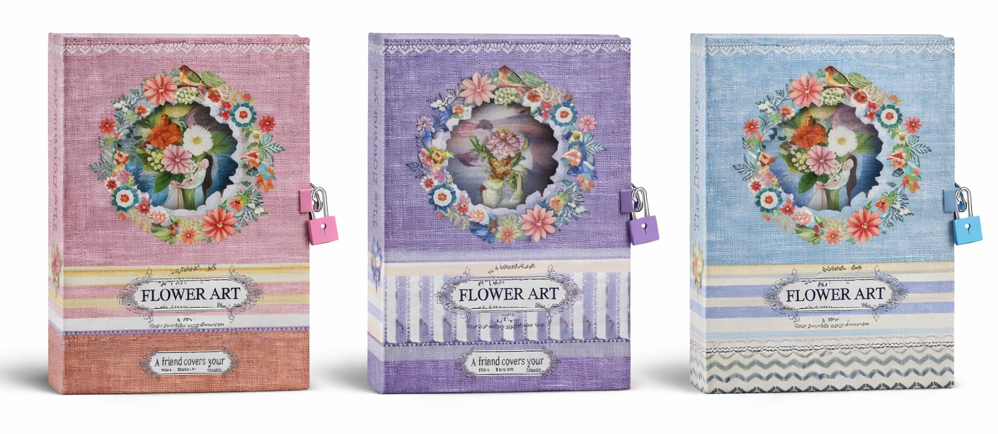 Блокнот детский А6 с замком ST05093