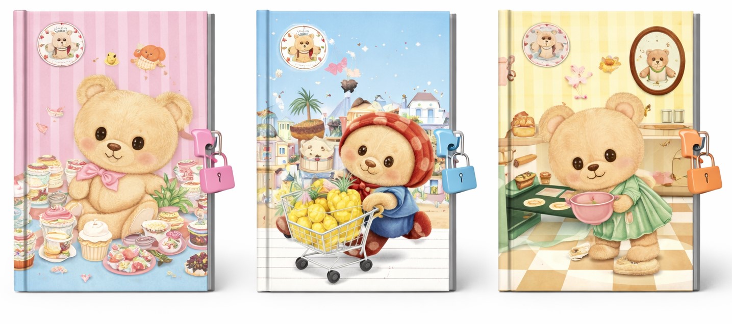 Блокнот детский А6 с замком ST05079