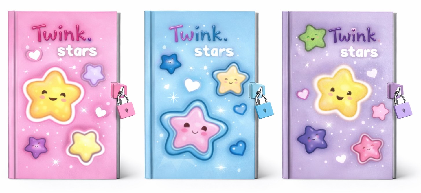 Блокнот детский А6 с замком ST05082