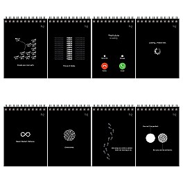 Carnet  A6  40 foi cu spirala 62550