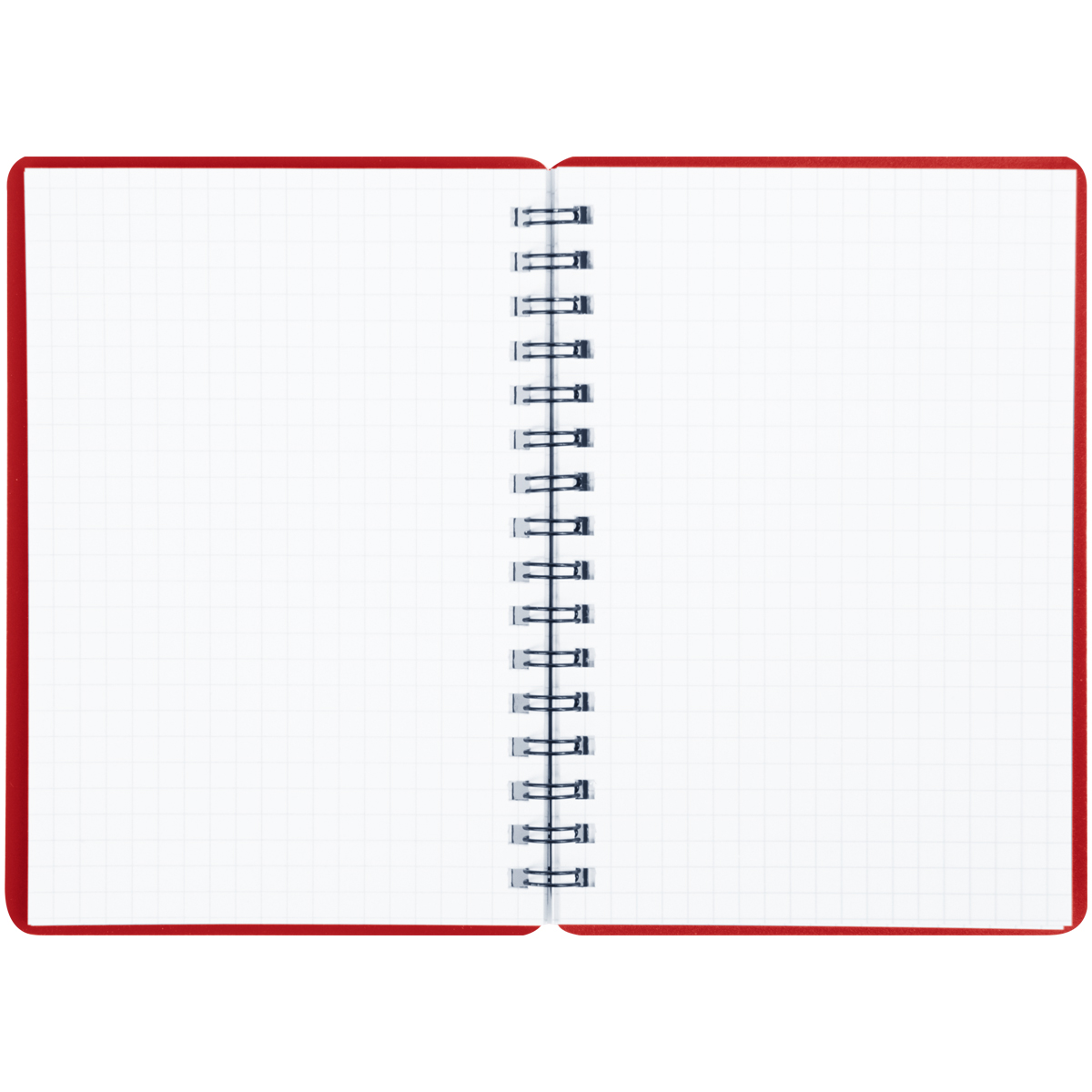Carnet de notite  A6  60 foi pe spirala, coperta plastic, rosu 57756