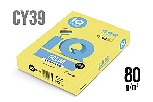 Hartie colorata IQ COLOR A4 Intensive CY39 (80 gr/m2, 500 foi)