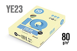 Hartie colorata IQ COLOR A4 Pastel YE23 (80 gr/m2, 500 foi)