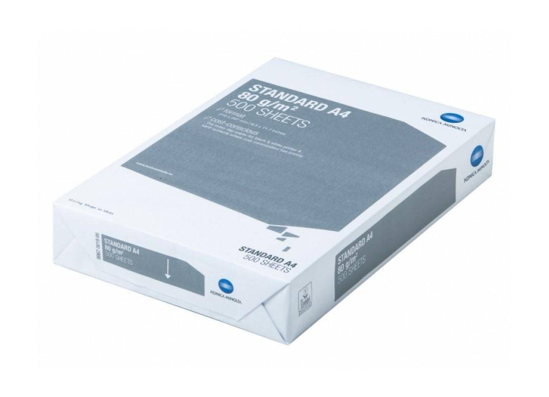 Бумага для офисной техники KONICA MINOLTA A4 (80 гр/м2, 500л.) класс С+