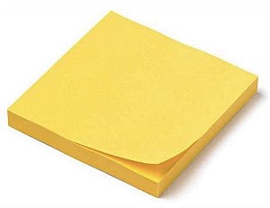 Hartie pentru notite cu lipici 76x76 mm