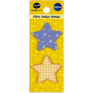 Index-uri cu lipici Centrum 89815, 45x40mm, 2 culori  20 foi