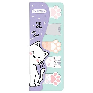 Набор закладок Meshu 362698 Meow paw 20 листов