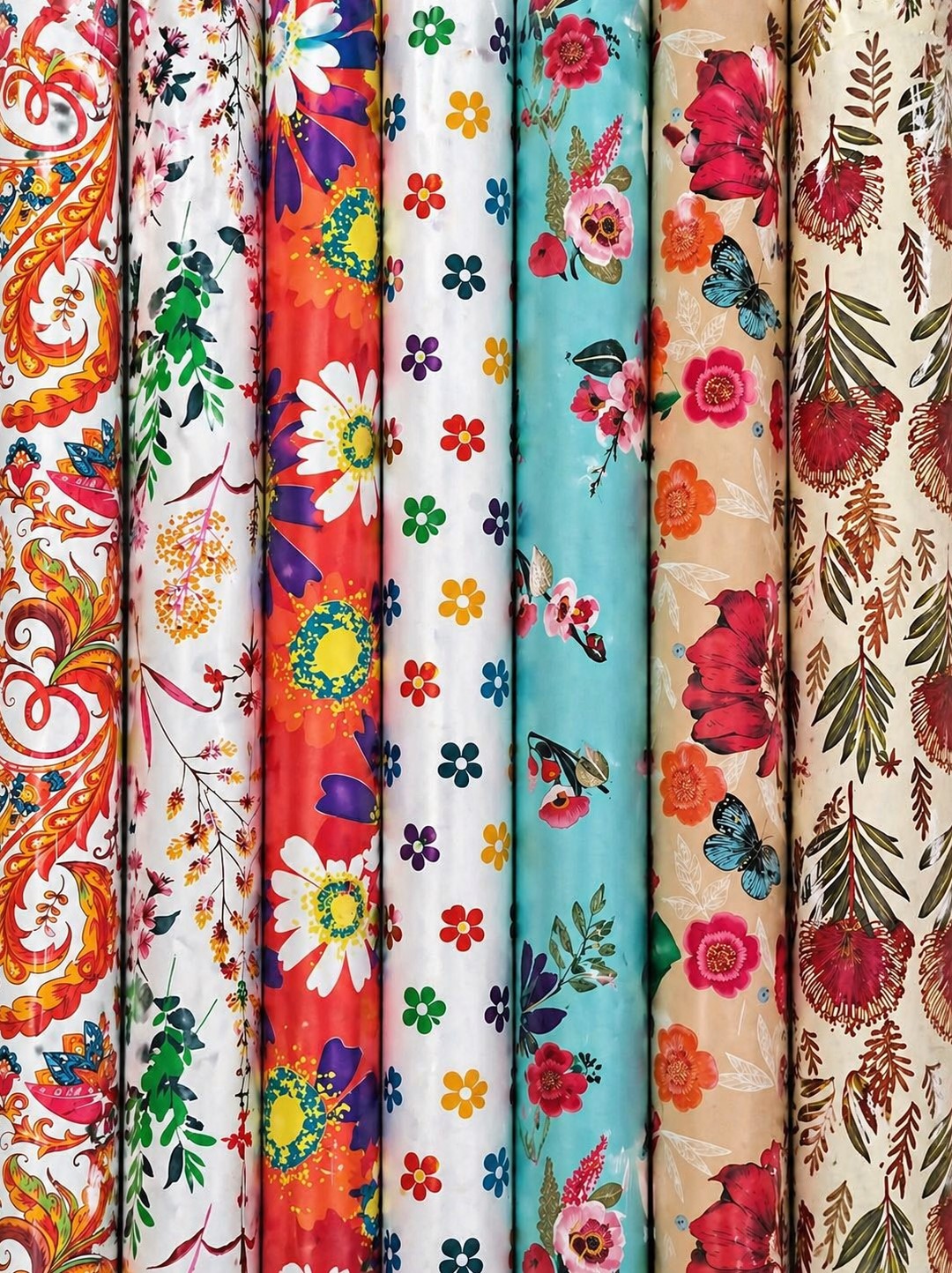 Бумага упаковочная ST03732, 70х200см ассорти