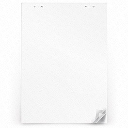 Бумага д/доски флипчарт A1 (20 л.) с перфор. BFL20-P