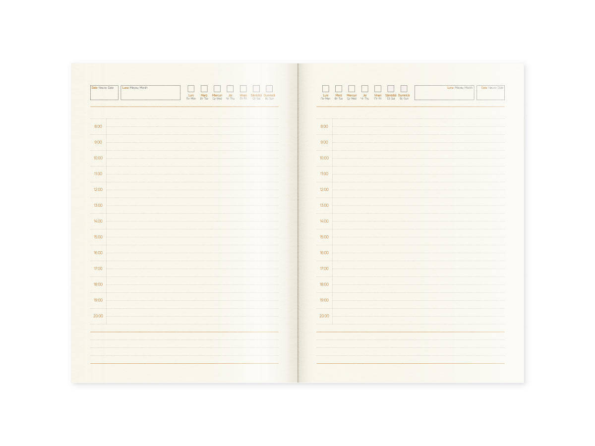 Agenda nedatata ST04735, A5, gri