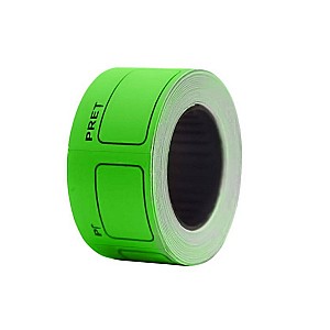 Etichete pentru preturi 35x25/170 bucati, verde