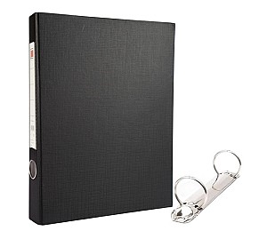 Mapa cartonata 2 inele, 30 mm, A4, negru