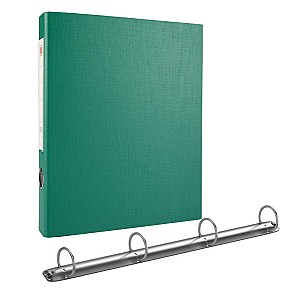 Mapa cartonata 4 inele, 30 mm, A4, verde