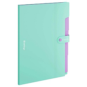 Mapa cu 5 compartimente Berlingo XF405922 Haze A4 600 mkm, menta