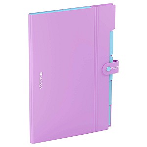 Mapa cu 5 compartimente Berlingo XF405923 Haze A4 600 mkm, liliac