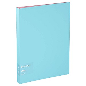 Mapa din plastic cu 4 inele Berlingo RB44D921 Haze A4, albastru deschis