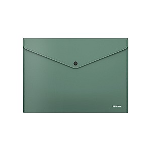 Mapa-plic cu buton ErichKrause 59130 Fizzy Classic A4, verde