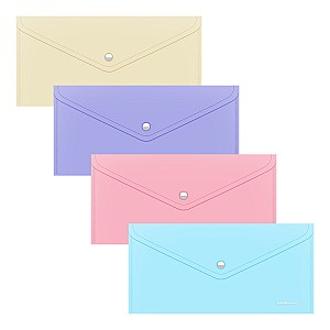 Mapa-plic cu buton ErichKrause 59170 Fizzy Pastel DL asortat