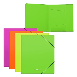 Mapa cu elastic ErichKrause 50389 Matt Neon 5+, asortat